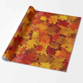 Herfstbladeren cadeaupapier