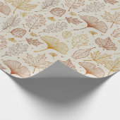 Herfstbladeren cadeaupapier (Hoek)