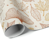 Herfstbladeren cadeaupapier (Rol Hoek)