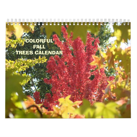 Herfstbladeren CALENDER Herfstbomen Kalenders Kalender (Hoes)