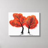 Herfstbladeren - Canvas Print (Voorkant)