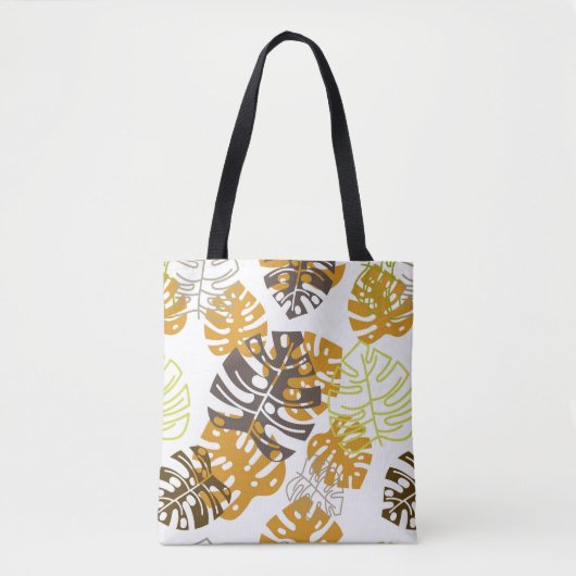 herfstbladeren canvas tas (Voorkant)
