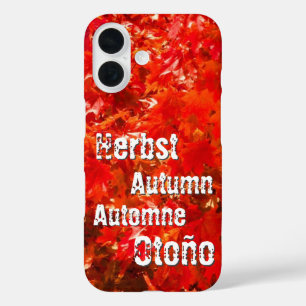 Herfstbladeren iPhone 16 Hoesje