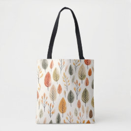 Herfstbladeren Cottagecore Canvas tas