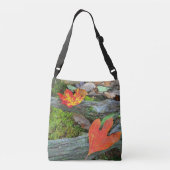 Herfstbladeren Crossbody Tas (Achterkant)