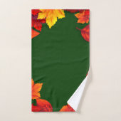 Herfstbladeren Dankbare Pompoenen Bad Handdoek (Handdoek)