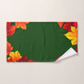 Herfstbladeren Dankbare Pompoenen Bad Handdoek (Handdoek)