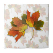 Herfstbladeren Dankdag Tegeltje (Voorkant)