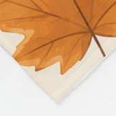 Herfstbladeren Dekbed Fleece Deken (Hoek)