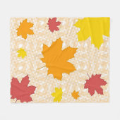 Herfstbladeren deken (Voorkant (Horizontaal))