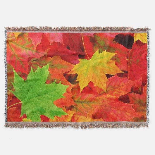 Herfstbladeren Deken (Voorkant)