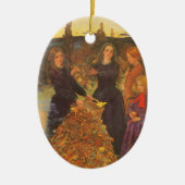 Herfstbladeren door Sir John Everett Millais Keramisch Ornament (Voorkant)