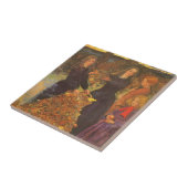 Herfstbladeren door Sir John Everett Millais Tegeltje (Zijkant)