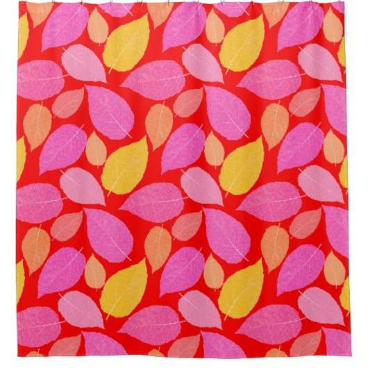 Herfstbladeren. Douchegordijn (Voorkant)