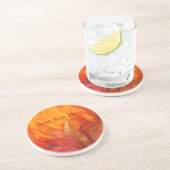 Herfstbladeren Drink Onderzetter (Zijkant)