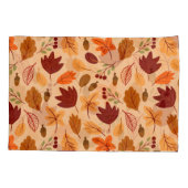 Herfstbladeren, eenvoudig kinderachtig naadloos pa kussensloop (Achterkant)