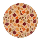 Herfstbladeren, eenvoudig kinderachtig naadloos pa snijplank (Voorkant)