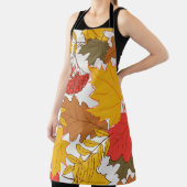 Herfstbladeren, eenvoudig naadloos patroon schort (Insitu)