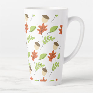 Herfstbladeren Eikel Seizoensgebonden Latte Mok