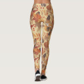 Herfstbladeren en -bessen leggings (Achterkant)