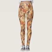 Herfstbladeren en -bessen leggings (Voorkant)