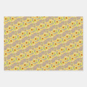 Herfstbladeren en bloemen, aquarel Bloemen Herfst Inpakpapier Vel (Voorkant 2)