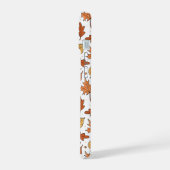Herfstbladeren en eikels patroon iPhone 15 case (Linkerkant)
