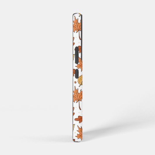 Herfstbladeren en eikels patroon samsung galaxy hoesje (Rechterkant)