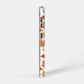 Herfstbladeren en eikels patroon samsung galaxy hoesje (Rechterkant)