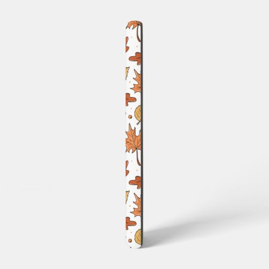 Herfstbladeren en eikels patroon samsung galaxy hoesje (Linkerkant)