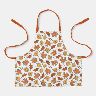 Herfstbladeren en eikels patroon schort