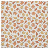 Herfstbladeren en eikels patroon stof (Swatch)