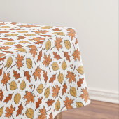 Herfstbladeren en eikels patroon tafelkleed (Voorbeeld)