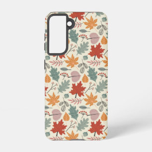 herfstbladeren en eikels samsung galaxy hoesje