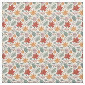 herfstbladeren en eikels stof (Swatch)