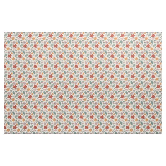 herfstbladeren en eikels stof (Fat Quarter)