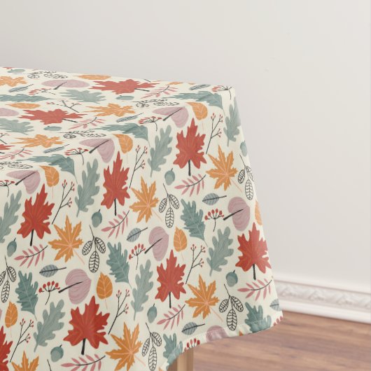  herfstbladeren en eikels tafelkleed (Voorbeeld)