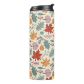  herfstbladeren en eikels thermosbeker (Gedraaid links)