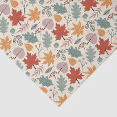 herfstbladeren en eikels tissuepapier (Detail)