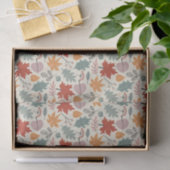 herfstbladeren en eikels tissuepapier (Geschenk)