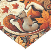 Herfstbladeren en herten tafelloper (Hoek)