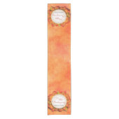 Herfstbladeren en kalkoen korte tafelloper (Voorkant)