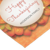 Herfstbladeren en kalkoen korte tafelloper (Hoek)