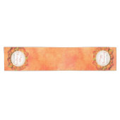 Herfstbladeren en kalkoen korte tafelloper (Horizontaal)