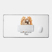 Herfstbladeren en Luiaard Graag Bureaumat (Keyboard & Muis)