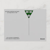 HERFSTBLADEREN EN MODE/WINDKLEDINGONTWERPER BRIEFKAART (Achterkant)