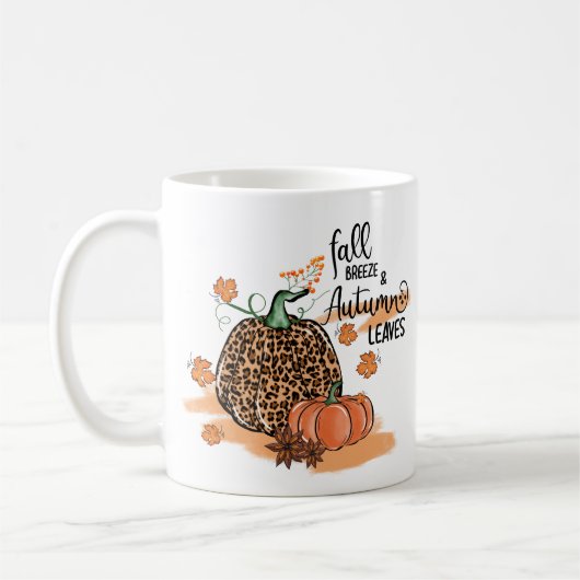 Herfstbladeren en pompoen Mokken (Links)