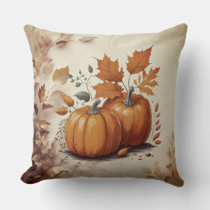 Herfstbladeren en Pompoenen Kussen