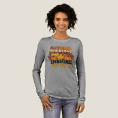 Herfstbladeren en pompoenen ontwerpen Tri-Blend sh Tri-Blend Shirt (Voorkant)
