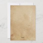 Herfstbladeren en pompoenen Thanksgiving Feestdagenkaart (Achterkant)